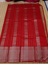 Load image into Gallery viewer, Temple Border Saree Red
